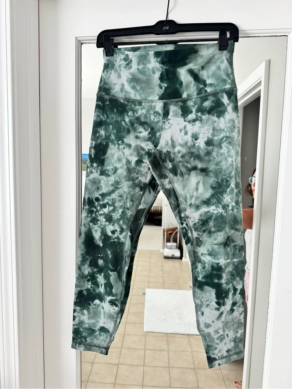 lululemon athletica Green Tie-Dye High-Waist Leggings